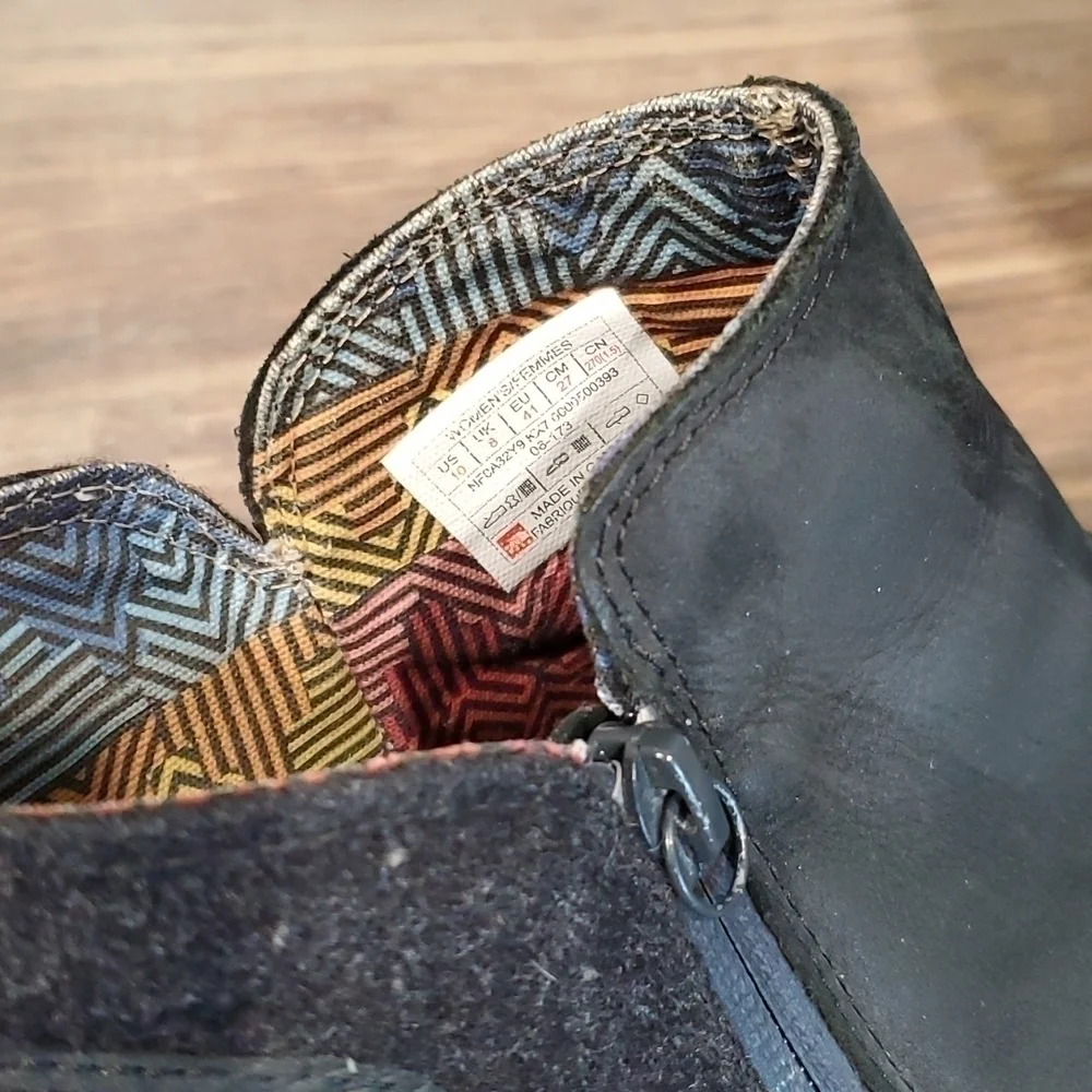 The North Face Women ankle boots leather shoes sz 10